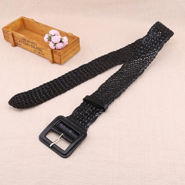 【米蘭精品】現貨+預購 腰封真皮皮帶(牛皮編織寬版腰帶女配件情人節生日聖誕節交換禮物4色74eg25)
