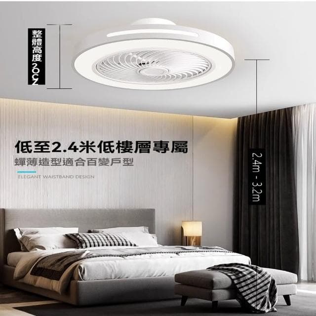 【G小家電店】吸頂風扇燈 直徑46cm(110V遙控 定時 調光 風扇燈 吸頂風扇燈 吸頂燈 吊扇燈 預購15天)