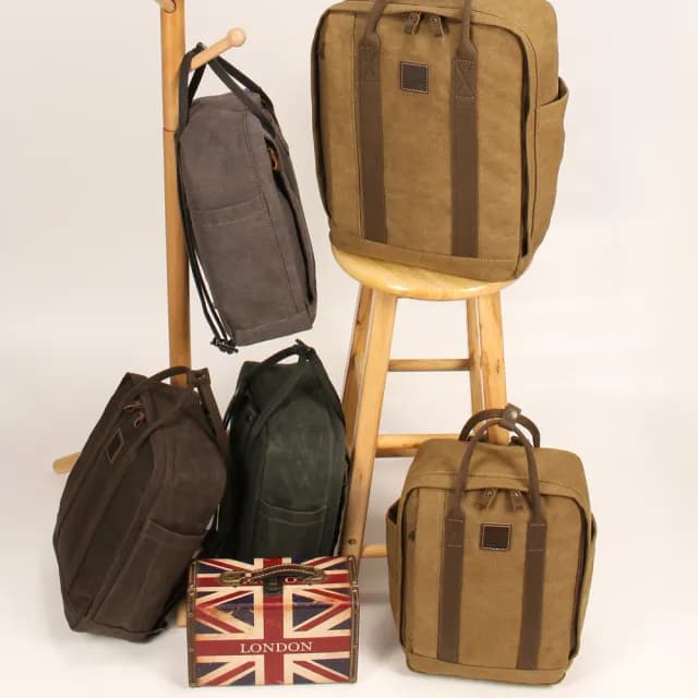 【Troop London】情人節禮物 經典多功能立方後背包TRP0550-小(時尚 實用 方便攜帶)