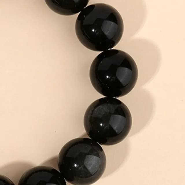 【MoonDy】銀曜石 水晶 醒獅手串 文玩 佛珠 佛珠手鍊 手鏈 禮物 平安手鍊 招財手鍊 水晶手鍊 直