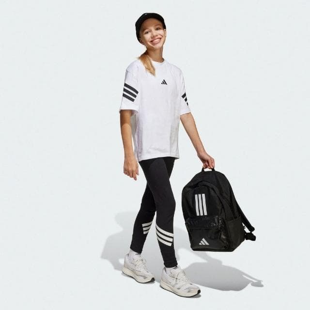 【adidas 愛迪達】FUTURE ICONS 3-STRIPES 短袖上衣 T恤 童裝 JN8088