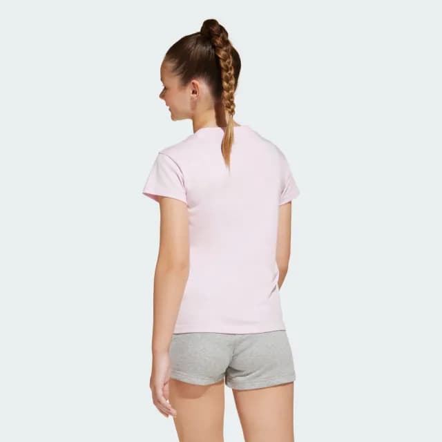 【adidas 愛迪達】ESSENTIALS 短袖上衣 T恤 童裝 JC9623