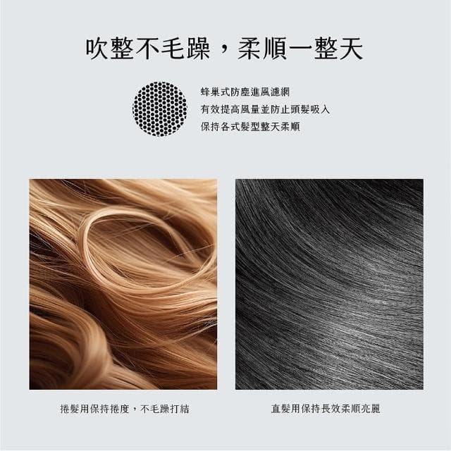 【Romeo羅蜜歐】輕巧型三段溫控吹風機(掛勾設計/蜂巢式入風口)