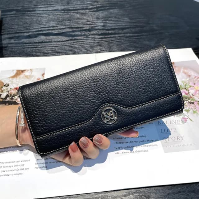 【LEESA】雙11 長夾\長款錢包\錢包\皮夾\大容量錢夾\多卡位卡包\牛皮錢包\招