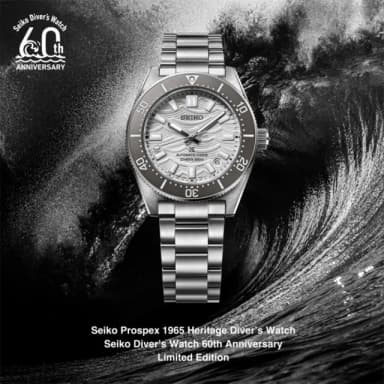 【SEIKO 精工】Prospex 60週年限量三日鍊 銀色海浪潛水機械錶 母親節 禮物 送禮(SPB511J1/6R55-00K0S)