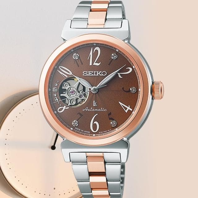 【SEIKO 精工】LUKIA 開芯鏤空機械錶 送禮推薦(4R38-02N0B /SSV062J)