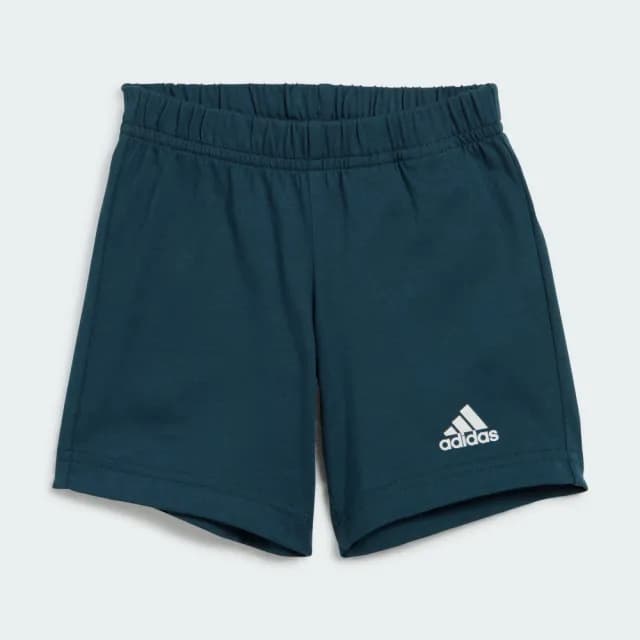 【adidas 愛迪達】ESSENTIALS 運動套裝 短袖/短褲 嬰幼童裝 IB4813