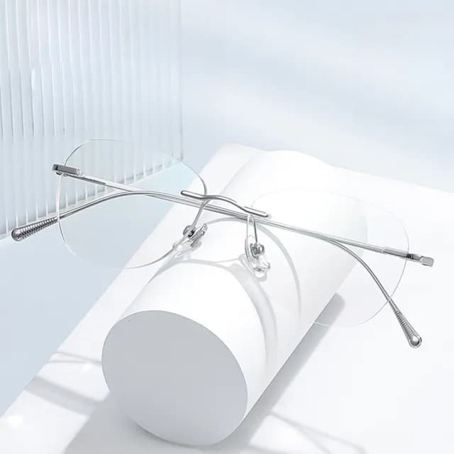 【LEEHER】純鈦眼鏡/無度數眼鏡/超輕鏡架/無框眼鏡/氣質眼鏡/眼鏡/鏡框/鏡架/顯臉小/素顏