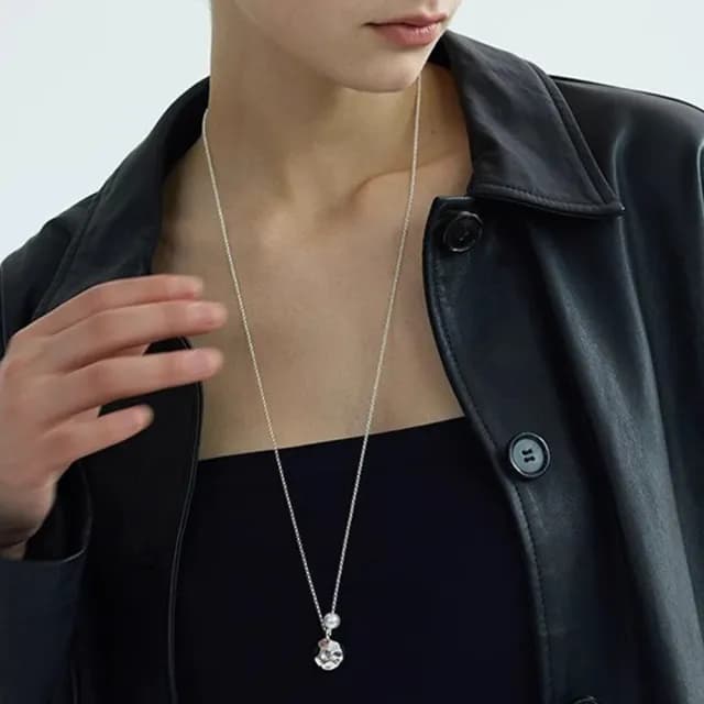 【LEEHER】女生/項鍊/女項鍊/男項鍊/禮物/飾品/長項鍊/情侶項鍊/中長項鍊/不規則項鍊/金屬項鏈/