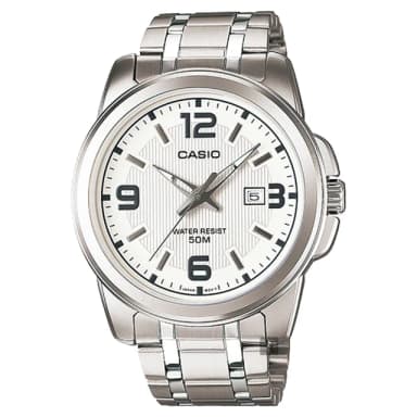 【CASIO 卡西歐】紳士指針手錶-銀 送禮 禮物 推薦(MTP-1314D-7AV)
