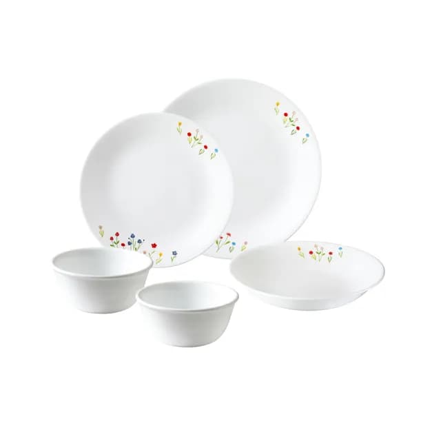 【CORELLE 康寧餐具】經典5件式碗盤組-多花色可選