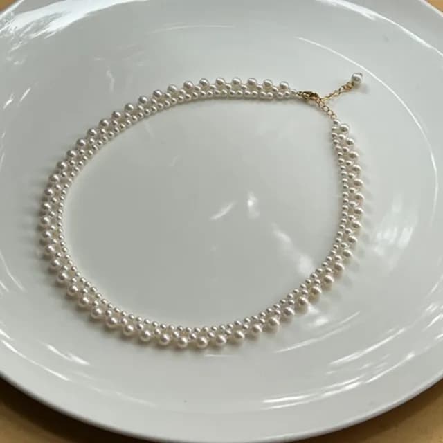 【KARAT】手工 限量  編織 極光 珍珠 項鍊