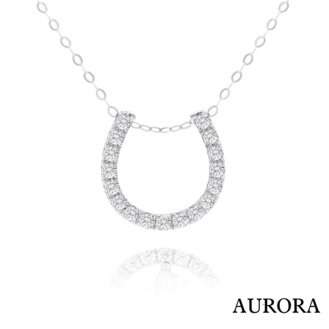 【AURORA 歐羅拉】GIA 50分DVVS2八心八箭天然真鑽 PT950 鉑金台 鑽墜  迷漾(一墜三戴)