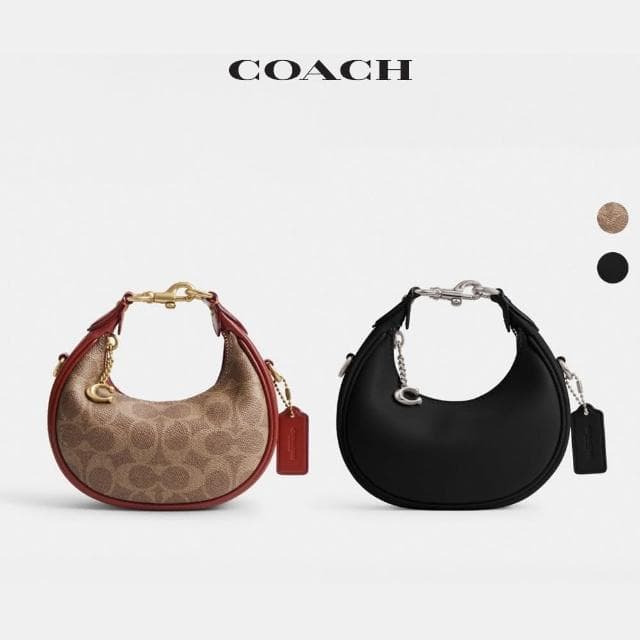 【COACH】蔻馳官方直營 JONIE經典Logo包 迷你包 小廢包 老花-多色可選(CR508/CR510)