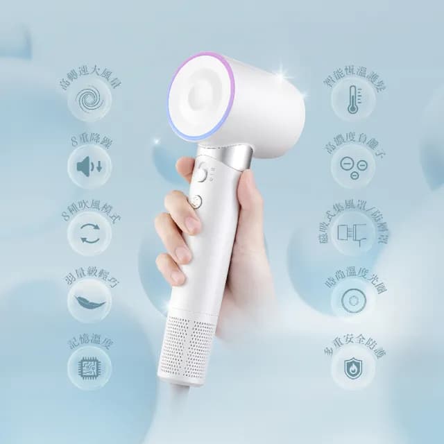 【CHIMEI 奇美】高速負離子智能恆溫吹風機(HD-15HCN0)