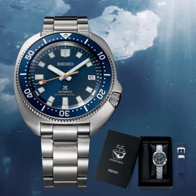 【SEIKO 精工】55週年限量 Prospex 200米潛水機械錶 送禮 禮物(SPB183J1/6R35-01G0B)