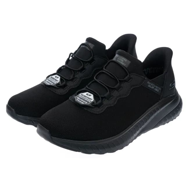 【SKECHERS】男鞋 工作鞋系列 工作鞋 瞬穿舒適科技 SQUAD CHAOS SR 寬楦款(200254WBLK)