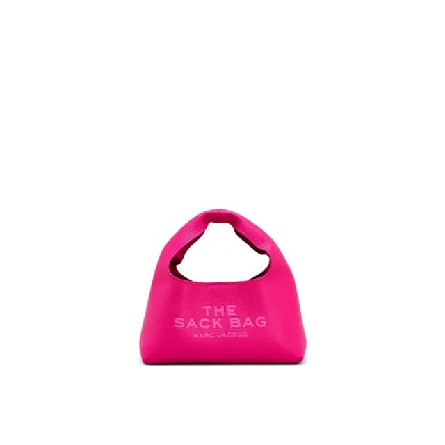 【MARC JACOBS】官方直營 The Sack 迷你亮粉皮革手袋