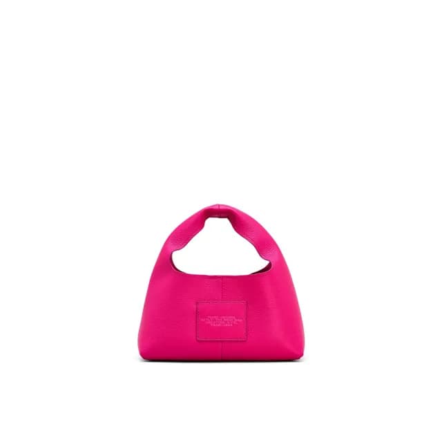 【MARC JACOBS】官方直營 The Sack 迷你亮粉皮革手袋