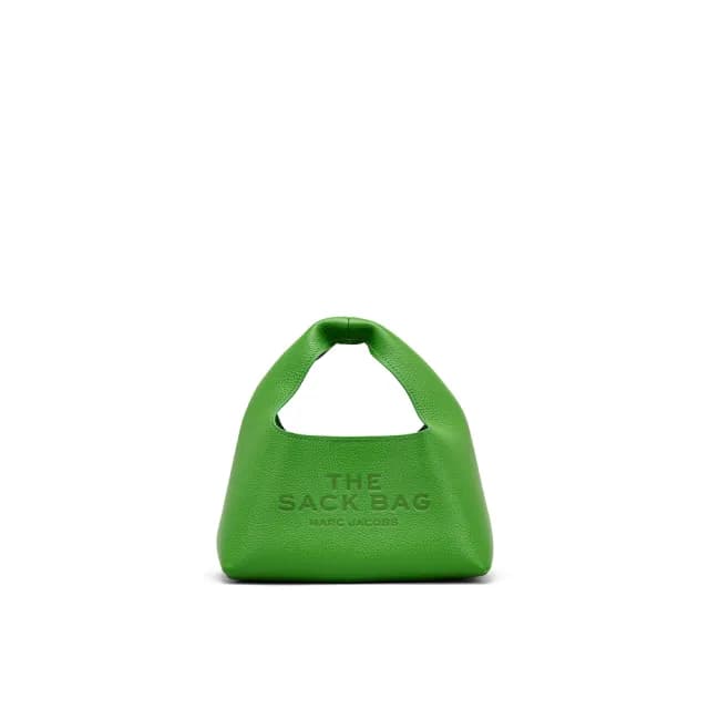 【MARC JACOBS】官方直營 The Sack 迷你綠皮革手袋