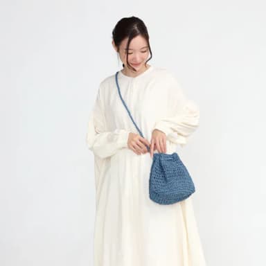 【Bonita 葆倪】母親節禮物 日本進口/手工編織紙藤抽繩二用水筒包/955-5002(天然素材水桶包)