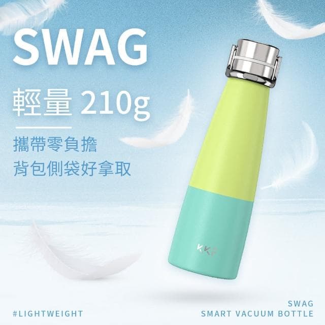 【KKF 吻吻魚】SWAG 撞色保溫杯 475ml(316不鏽鋼、防漏可手提、附精美包裝、送禮推薦)(保溫瓶)