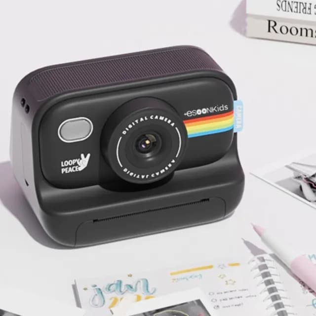 【esoon】esoonkids Pro 潮玩 拍立得兒童相機+32G記憶卡(生日禮物/文青手帳/打印機/新年)