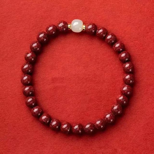 【巴黎精品】現貨+預購 硃砂手鍊朱砂手鏈平安硃砂手珠息災擋煞(生肖防小人轉運除穢淨化招財開運8款a1gi7)