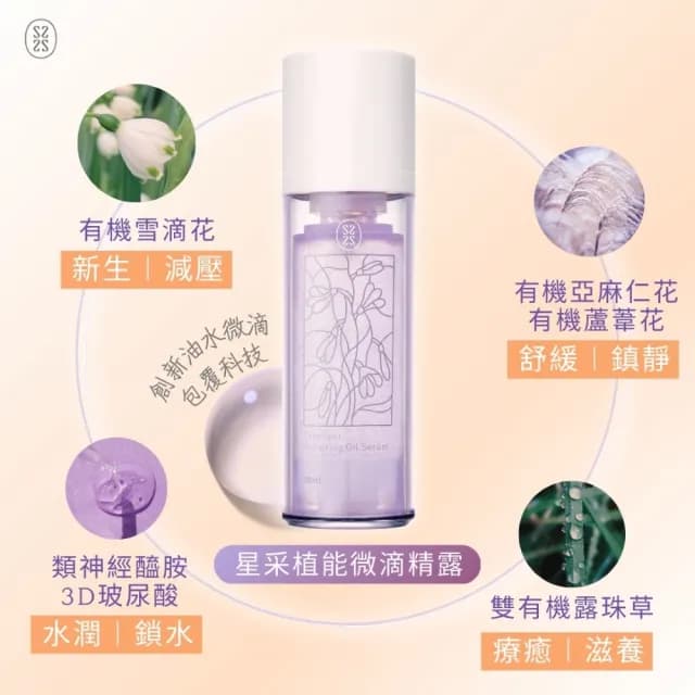 【Starnic 星采保養品】花研植能微滴精露30ml(兩入組)