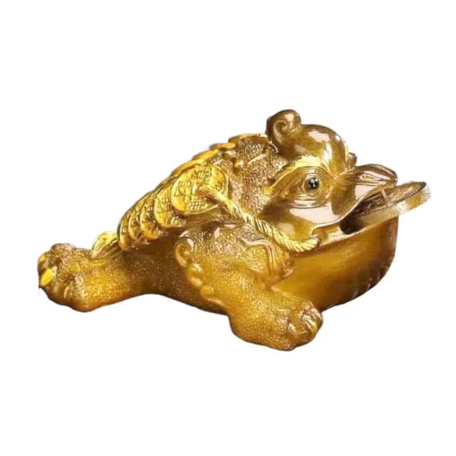 【茶道擺飾】變色金蟾招財擺件(納財茶寵 納福 開運 功夫茶具 配件 吉祥開運 泡茶 茶席 送禮)