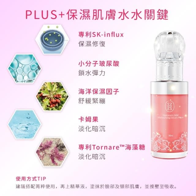 【Starnic 星采保養品】粉紅水潤閨蜜(升級組)(大菁粹&水潤透白精華液)