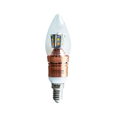 【華燈市】全智能照明調光調色5W尖清LED燈泡(E14/支援遙控、遠端APP控制)