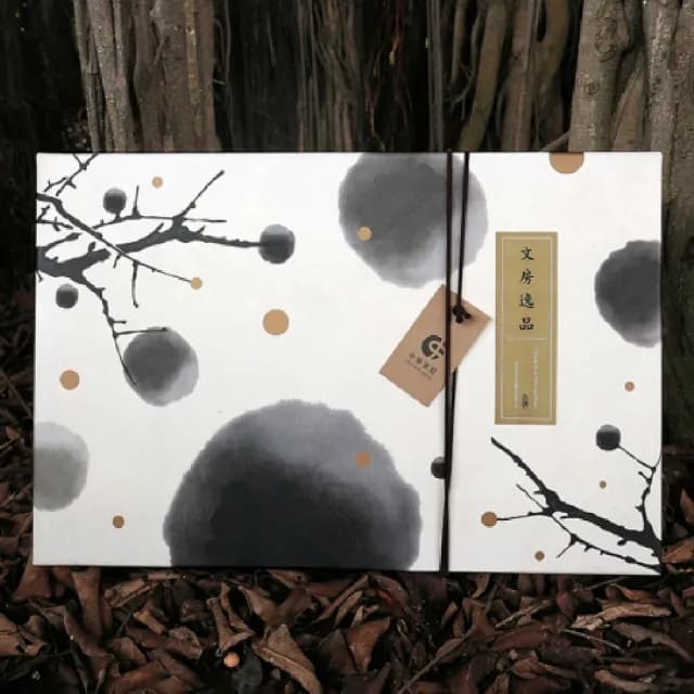 【中華筆莊】文房逸品-進階習字禮盒 推薦文創禮物(5入書法用品組合)