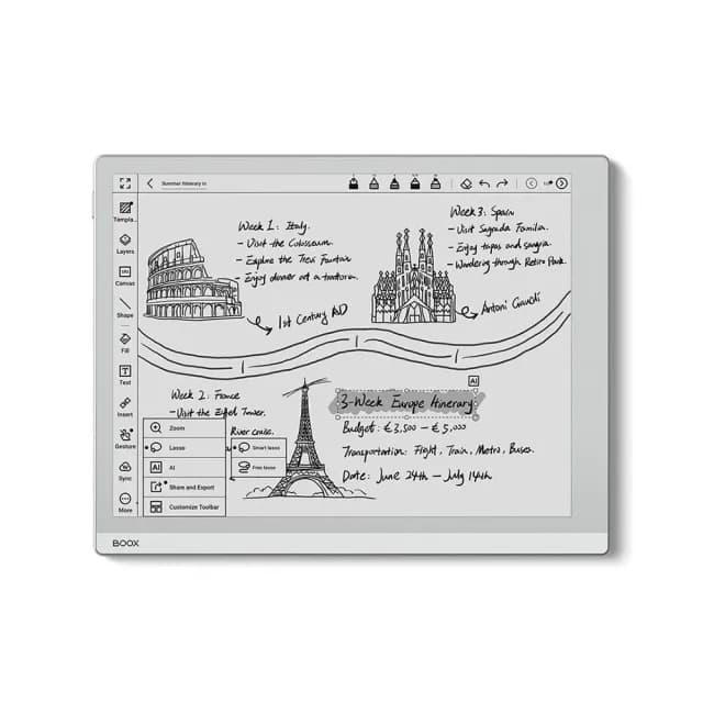 【BOOX 文石】Go 10.3 吋電子閱讀器(原廠皮套組)