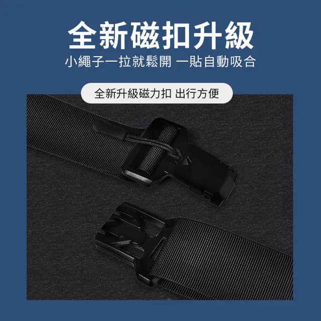 【Starshop】皮革磁扣快拆側背包 男士機能公事斜挎包 戶外運動跑步手機腰包 斜背包(父親節禮物)