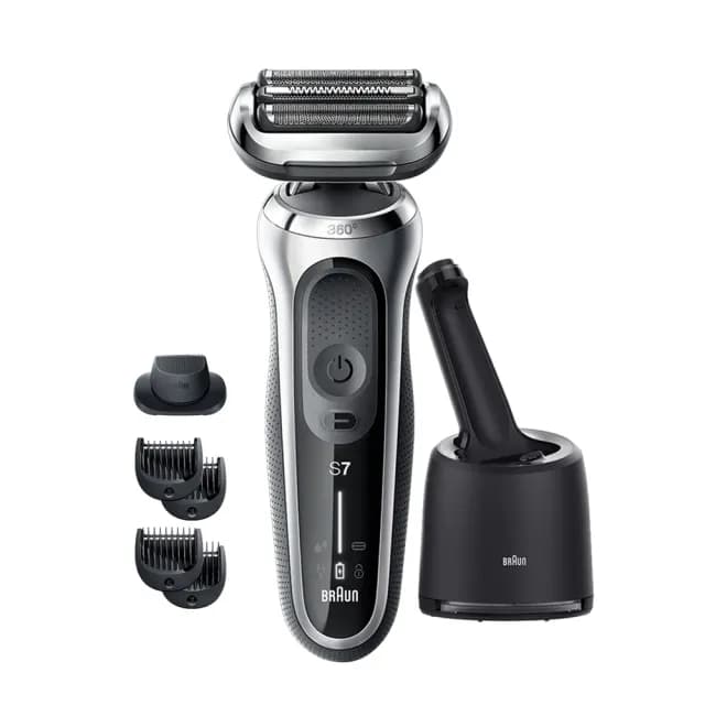 【德國百靈BRAUN】7系列暢型貼面電動刮鬍刀/電鬍刀(71-S7501cc★福利品★)