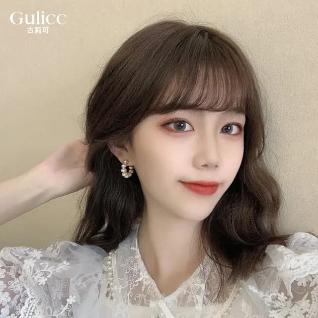 【Golicc】耳環 亮麗奢華 精鑲珍珠(七夕 情人節 生日 飾品 耳釘 耳飾 耳墜 禮物)