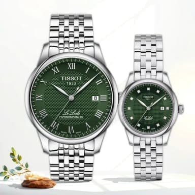 【TISSOT 天梭 官方授權】Le Locle 力洛克機械對錶 情侶手錶 禮物 推薦(T0064071109300+T0062071109600)