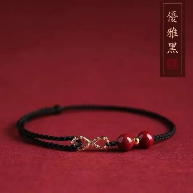 【巴黎精品】現貨+預購 硃砂手鍊朱砂手鏈平安硃砂手珠息災擋煞(生肖防小人轉運除穢淨化招財開運6款a1gi5)