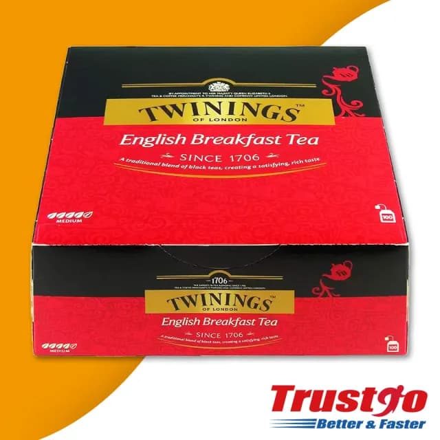 【美式賣場】Twinings 唐寧茶 英倫早餐茶(2gx100入x1盒)