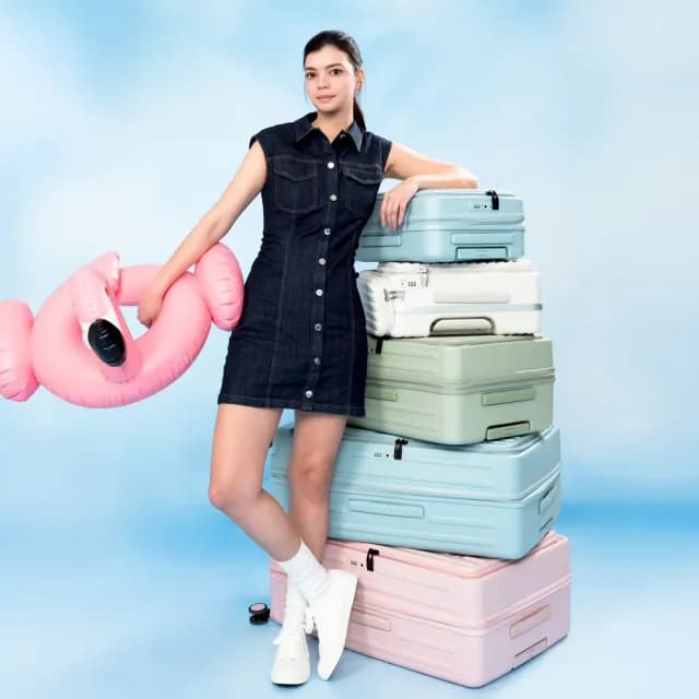 【Acer Fashion】2件組★25+28吋 巴塞隆納前開式行李箱(多色任選)