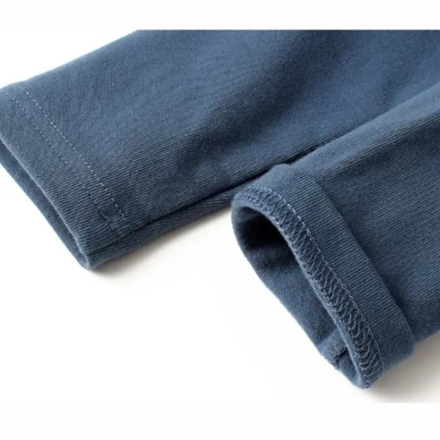 【橘魔法】大童 高質感素色中高領內搭衣(長袖上衣 中性款 男童 女童 兒童 童裝 中童)