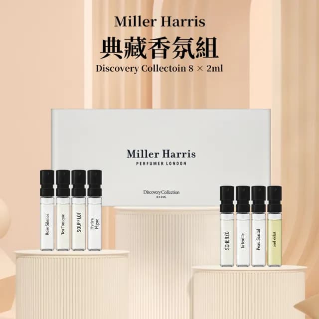 【Miller Harris】典藏香氛組 2ml*8(平行輸入版)