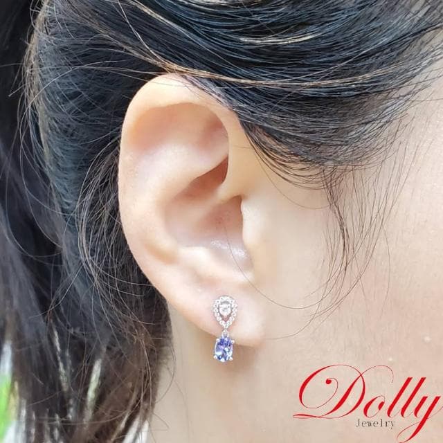 【DOLLY】買一送一 14K金 緬甸冰種翡翠鑽石項鍊-007(長輩送禮首選)