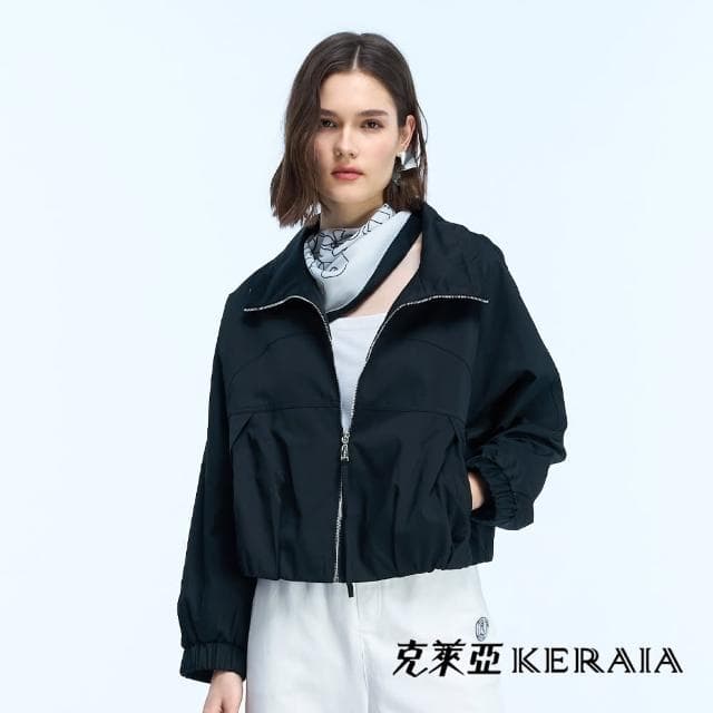 【KERAIA 克萊亞】意象勾勒手繪塗鴉風小方巾