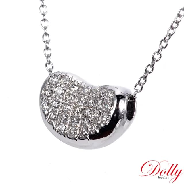 【DOLLY】0.50克拉 天然鑽石 F/VS2 14K金鑽石項鍊(母親節 長輩送禮 交換禮物首選)