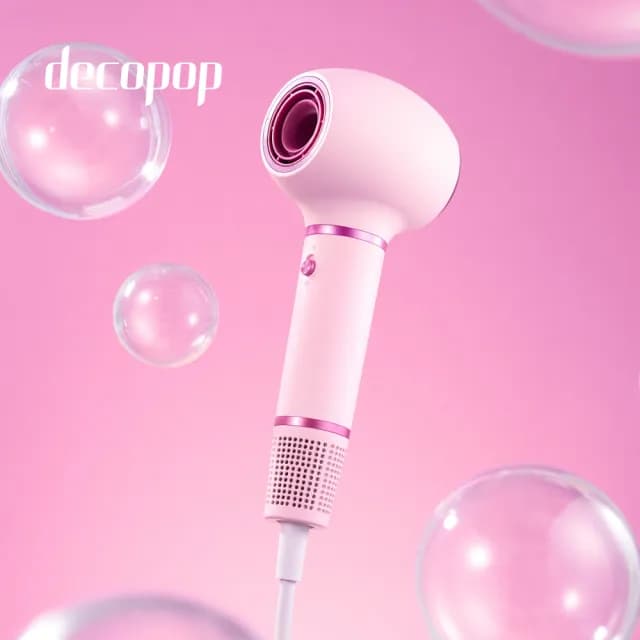 【decopop】美型負離子吹風機DP-801 父親節禮物(小蘋機)