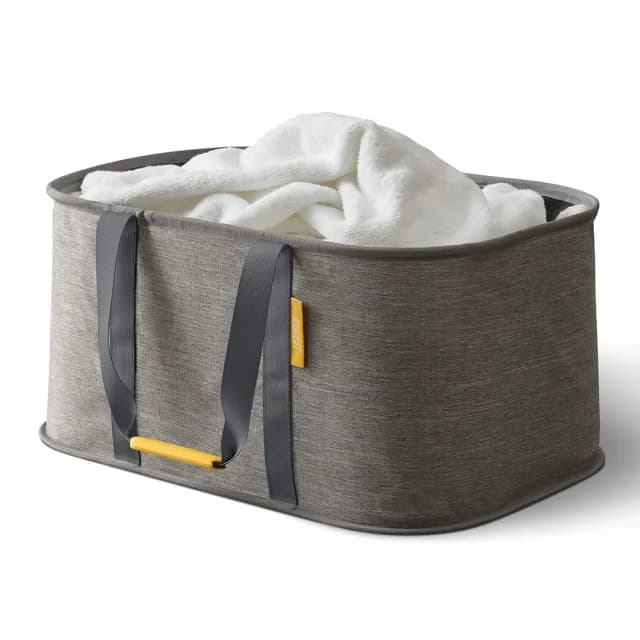 【Joseph Joseph】可折疊洗衣提籃-35L(母親節禮物 摺疊 洗衣籃 髒衣籃 手提籃)