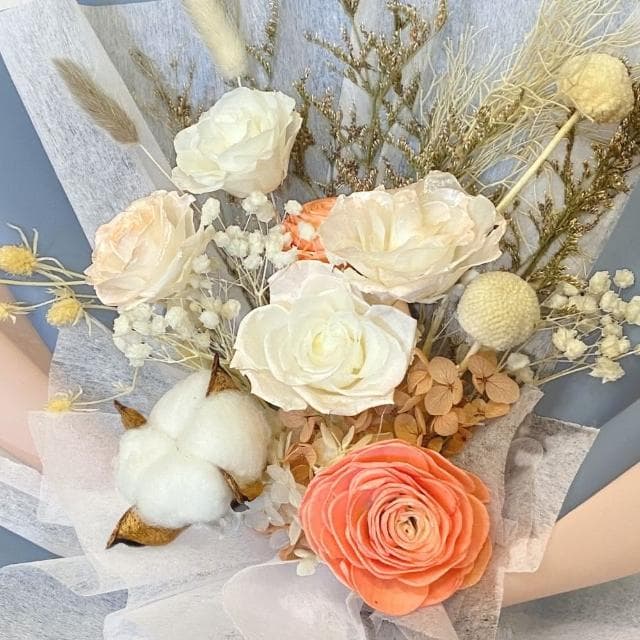 【GXS】永生花束 母親節花束 畢業花束 生日禮物(永生花束 永生花 花束 母親節花束 畢業花束 畢業禮物)