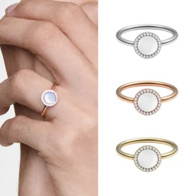 【Daniel Wellington】Audrey Ring 半寶石白貝母戒指